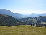Begleitet vom schönen Blick aufs Inntal...