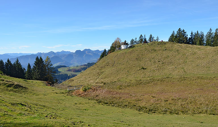 Karspitze (1241 m), Wandberg (1454 m) von Rettenschöss