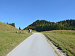 Den breiten Fahrweg...