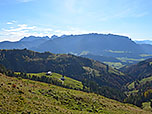 Blick zum Kaisergebirge