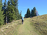...und biegen rechts ab Richtung Wandberg