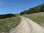 Nach der Klausner Hütte wird der Weg steiler...