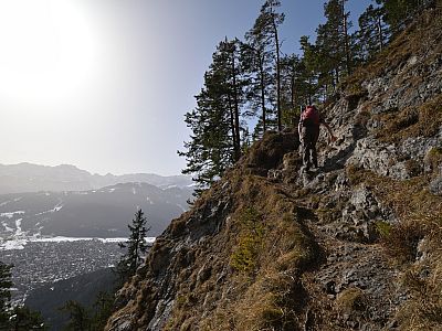 Eine Querung kurz vor dem Königsstand