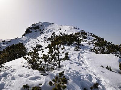 Der Gipfel rückt näher.