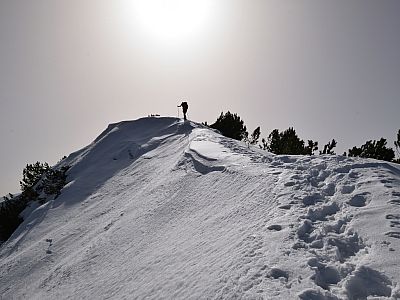 Der Saharastaub lässt die Sonne diffus erscheinen 