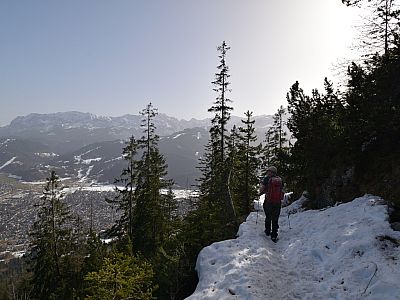 Auch der Kramersteig bietet ...