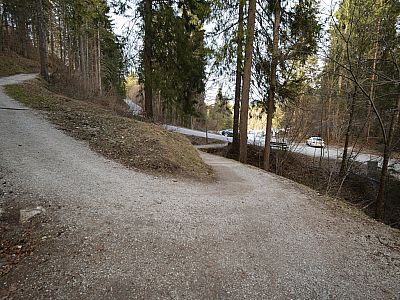 ...bringt uns direkt zum Parkplatz