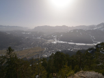 Saharastaub trübt heute das Panorama über Garmisch-Partenkirchen