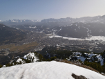 Der Ausblick vom Gipfel des Katzenkopfs auf Garmisch-Partenkirchen