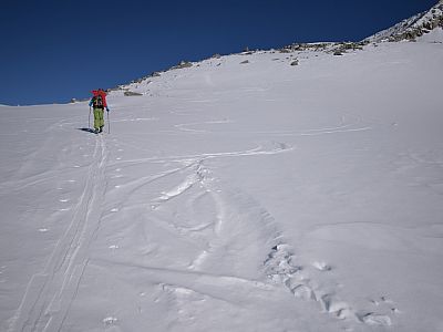Entlang des Sommerweges steigen wir weiter auf