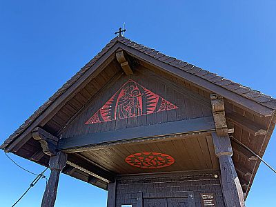 Das Dach der kleinen Kapelle