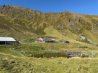 Wir verabschieden uns von der Gartalm...