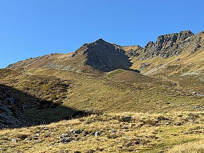 Ein letzter Blick zurück zum Kellerjoch