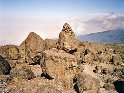 Auch in Afrika gibt's "Stoamandl"