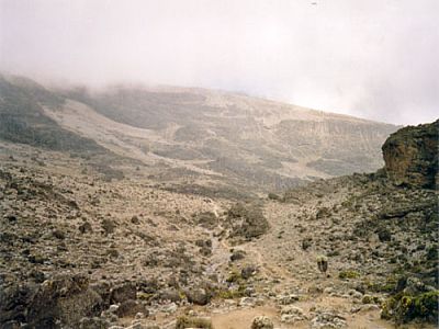 Scheinbar endlos schlägelt sich der Weg nach Karranga