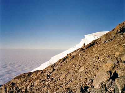 Nur noch wenige Schritte bis Stella Point (5745 m)