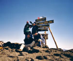 Geschafft! Uhuru Peak (5895 m)...