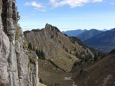 Blick zum Brunnenkopf