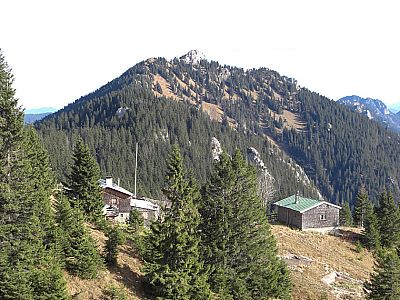 .Blick zurück zur Brunnenkopfhütte