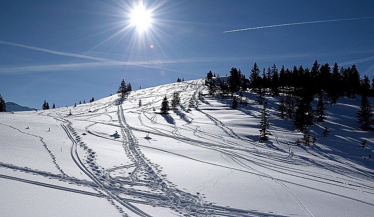 Kleiner Gamsstein (1924 m) als Schneeschuhtour von Hochfügen