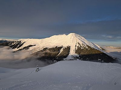 Noch einmal genießen wir die Aussicht auf das Kellerjoch...