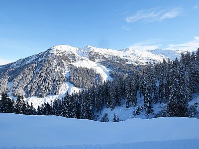 Der Ausblick nach Osten zur Wetterkreuzspitze