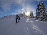 ... den traumhaften Aufstieg durch die herrliche Winterlandschaft