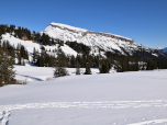 Im Nordwesten prägt der Hohe Ifen die Aussicht