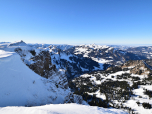 Der Ausblick vom Pellingerköpfle zur Winterstaude
