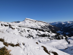 Immer wieder werden wir vom Anblick des Hohen Ifen gefesselt