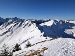 Das nahe Kreuzmandl im Südwesten