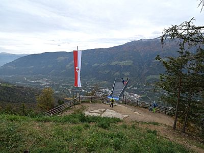 Noch einmal blicken wir auf die Aussichtsplattform