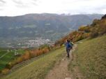 ... und steigen am Sonnberg auf.