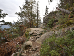 Malerisch führt der Steig nach Westen