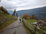 ... ein letztes Mal ein Stück auf der Straße marschieren müssen