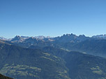 Blick zu den Dolomiten...