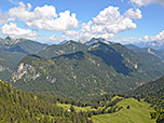 ...zur Kreuzspitze und zu den Geierköpfen