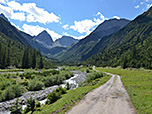 ...und folgen dem Bachlauf in südlicher Richtung