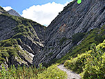 ...und wir erreichen den Einstieg zum Hauauer Klettersteig