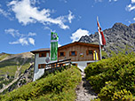 ...ist die Hanauer Hütte erreicht