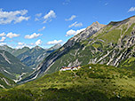 Noch ein Blick zurück zur Hanauer Hütte