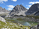 Dremelspitze mit Unterem Parzinnsee