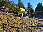 Der Weg zur Kohlbergspitze ist bestens beschildert