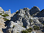 Schöne Felsszenerie am Fuße der Kohlbergspitze