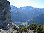 Blick zum Roten Stein