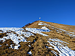 Blick zurück zum Gipfel der Kohlbergspitze