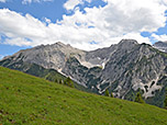 ...und zur Bettlerkarspitze und Schaufelspitze