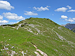 Blick zum Satteljoch