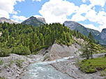 ...die uns über den Rißbach leitet