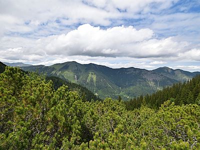 Der Blick nach Norden zur Notkarspitze wird frei
